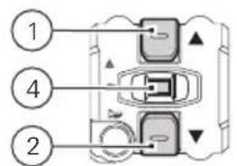 DUCATI Diavel Titanium (2015) - Indicateur de la tension de batterie (BATTERY) - 2
