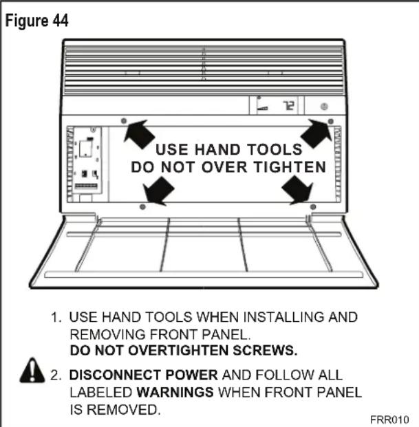 Friedrich Kühl YS12M33 - Control Panel Battery Change Procedure - 1