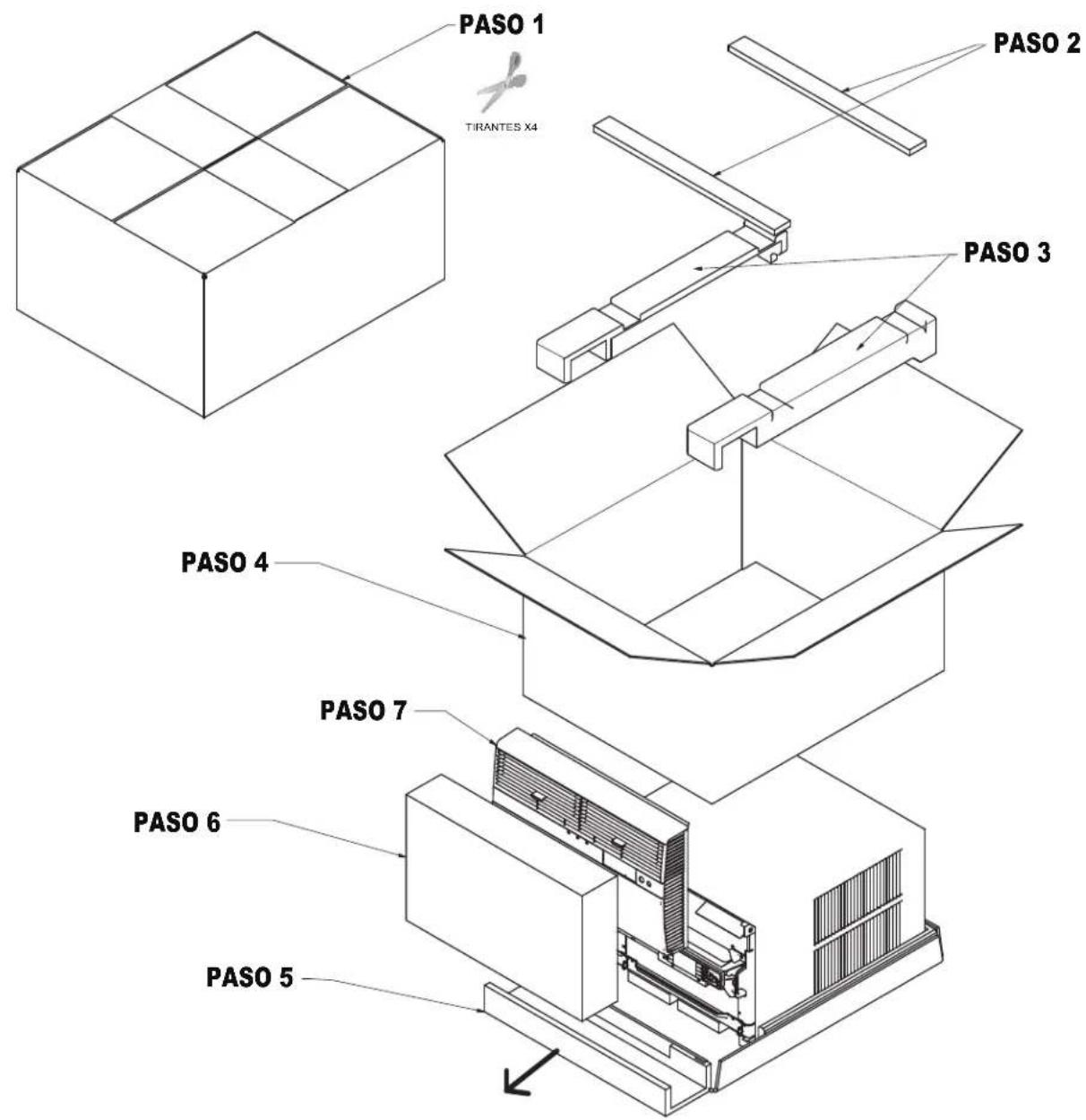 Friedrich Kühl YS12M33 - Instrucciones de desempacar - 1
