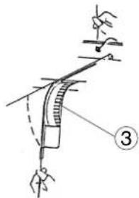 JANOME 1110DX Pro - - Enfilage du boucleur inférieur - 1