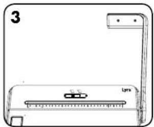 FELLOWES Lyra 3in1 - E5 4 PONTOS LYUKASZTÁS LEPÉSEI - 3