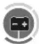 STIGA Estate 792 W - Icône de la batterie à indicateur de niveau (fig. 16.G). - 1