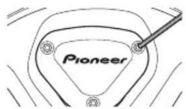 PIONEER SBTLT80 - Retire la tapa. - 1