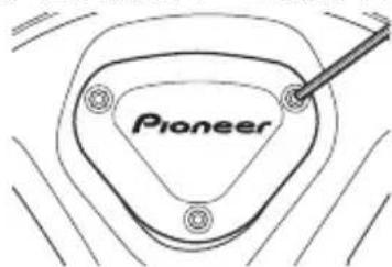 PIONEER SBTLT80 - 1力八一を取の外す - 1