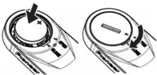PIONEER SBTLT80 - Installare la nuova batteria (CR2032). - 2
