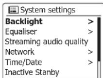 SANGEAN DDR75BT - Contrôle de la luminosité - 2