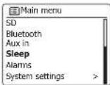 SANGEAN DDR75BT - Minuterie de sommeil - 9
