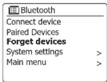 SANGEAN DDR75BT - Déconnecter votre appareil bluetooth - 1