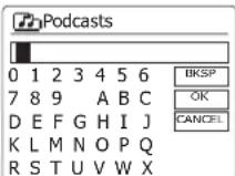 SANGEAN DDR75BT - Sélection d'un podcast - 4