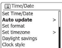 SANGEAN DDR75BT - Mise à jour automatique de l'horloge - 3