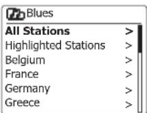 SANGEAN DDR75BT - Choisir une station de radio par genre - 4