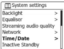 SANGEAN DDR75BT - Mise à jour automatique de l'horloge - 2
