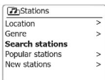 SANGEAN DDR75BT - Choisir une station de radio par genre - 8