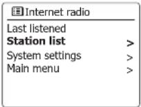 SANGEAN DDR75BT - Choisir une station de radio par lieu - 1