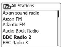 SANGEAN DDR75BT - Choisir une station de radio par lieu - 7