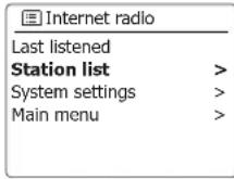 SANGEAN DDR75BT - Choisir une station de radio par genre - 6