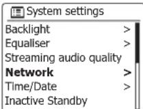 SANGEAN DDR75BT - Profiles réseau - 2