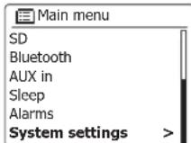 SANGEAN DDR75BT - Contrôle de la luminosité - 1