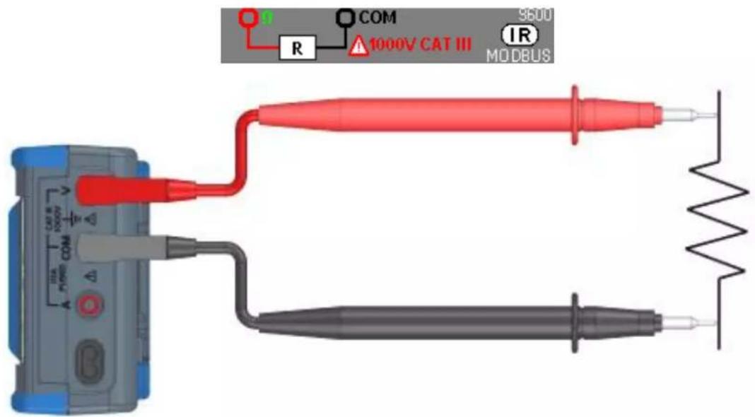 METRIX MTX 3292B - Mesure de la résistance 5.5. - 1