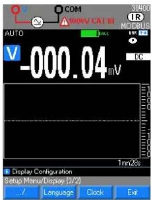 METRIX MTX 3292B - Util 2/2: langue et horloge - 1