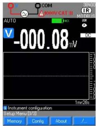 METRIX MTX 3292B - SETUP 3/3: configuration et personnalisation 4.1.3. - 1