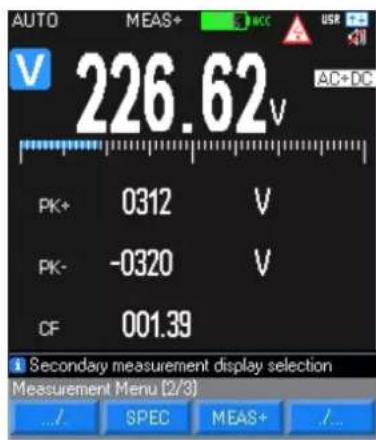 METRIX MTX 3292B - Mesures secondaires 5.1.3. - 1