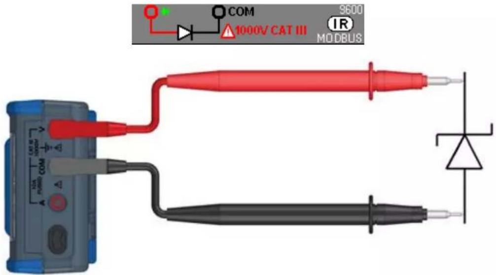 METRIX MTX 3292B - Test de diode 5.7. - 1