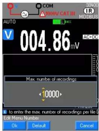 METRIX MTX 3292B - Touche MEAS: mesures avancées - 14