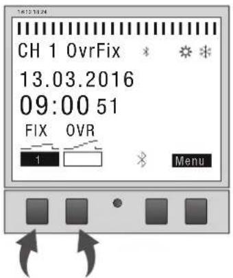 Grässlin talento smart C15 - Selezione della modalità d'esercizio - 1