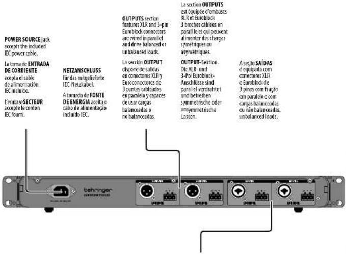 BEHRINGER Feedback DestroyerTN6232 - GARANTIE LIMITÉE - 2