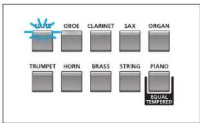 YAMAHA Harmony Director HD200A - Selección de una voz para afinación - 1