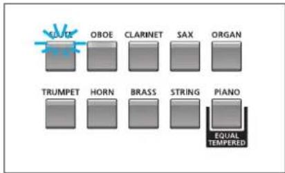 YAMAHA Harmony Director HD200A - Selecting a Voice for Tuning - 1