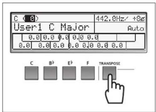 YAMAHA Harmony Director HD200A - Transpose Settings - 1