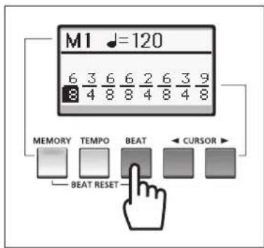 YAMAHA Harmony Director HD200A - Beat Setting - 1