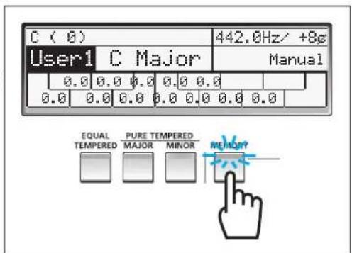 YAMAHA Harmony Director HD200A - Selección de un temperamento - 4