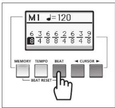 YAMAHA Harmony Director HD200A - Ajuste del tiempo - 1