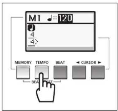 YAMAHA Harmony Director HD200A - 节拍的设置 - 1