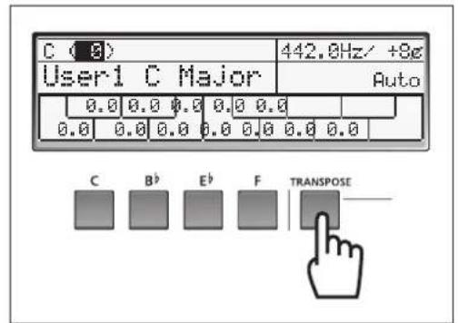 YAMAHA Harmony Director HD200A - Réglage de la transposition - 1