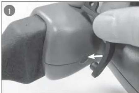 Robot Coupe MP 450 Turbo - Procedure for replacing the power cord: - 1