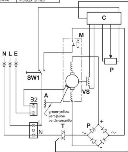 Robot Coupe MP 450 Turbo - ESQUEMA CONEXIONES - 4
