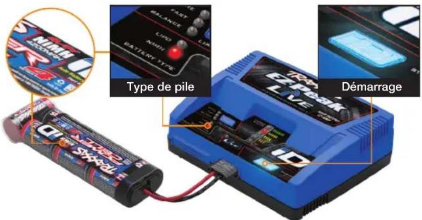 Traxxas EZPeak Live - Charger les piles NiMH avec identifiant (iD) de Traxxas - 2