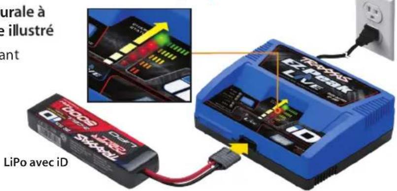 Traxxas EZPeak Live - Charger les piles LiPo avec identifient (iD) de Traxxas - 1