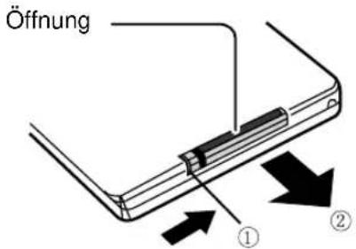 SAMSUNG DVDL70A - I Lithiumbatterie in die Fernbedienung einsetzen - 1