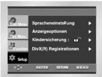 SAMSUNG DVDL70A - Setup-MENU verwenden - 1