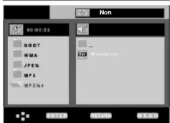 SAMSUNG DVDL70A - I Fonction lecture de fichiers MPEG4 - 2