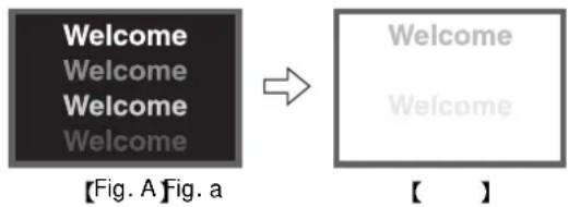 HITACHI CMP420V1 - Image retention characteristics of a plasma display - 1