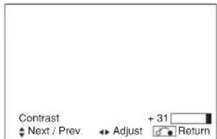 HITACHI CMP420V1 - Example: Selecting the Picture screen - 6