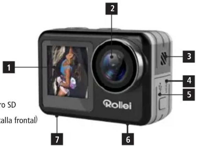 ROLLEI Actioncam 8s Plus - Descripción de la CAMERA - 1