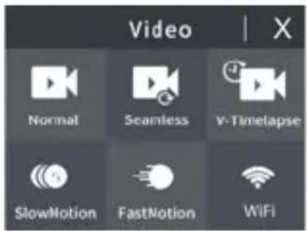 ROLLEI Actioncam 8s Plus - Overzicht Menu - 2