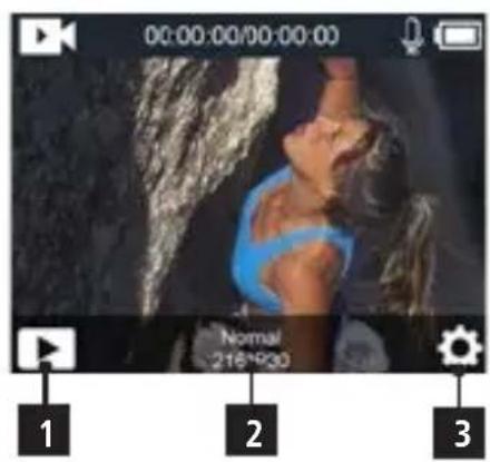ROLLEI Actioncam 8s Plus - Touch Function - 3